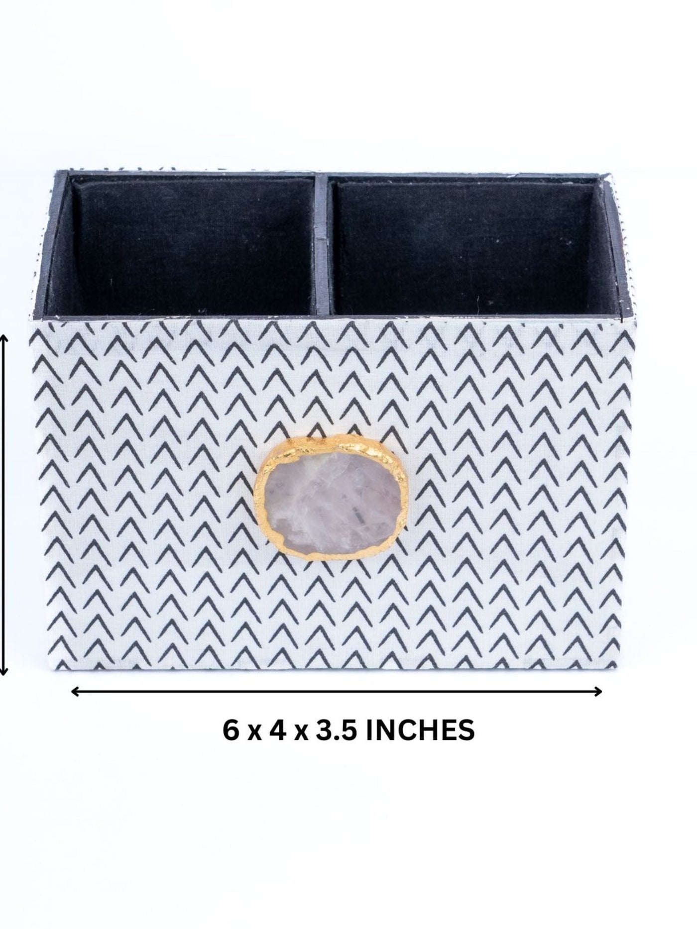 Black & White Cutlery Holder