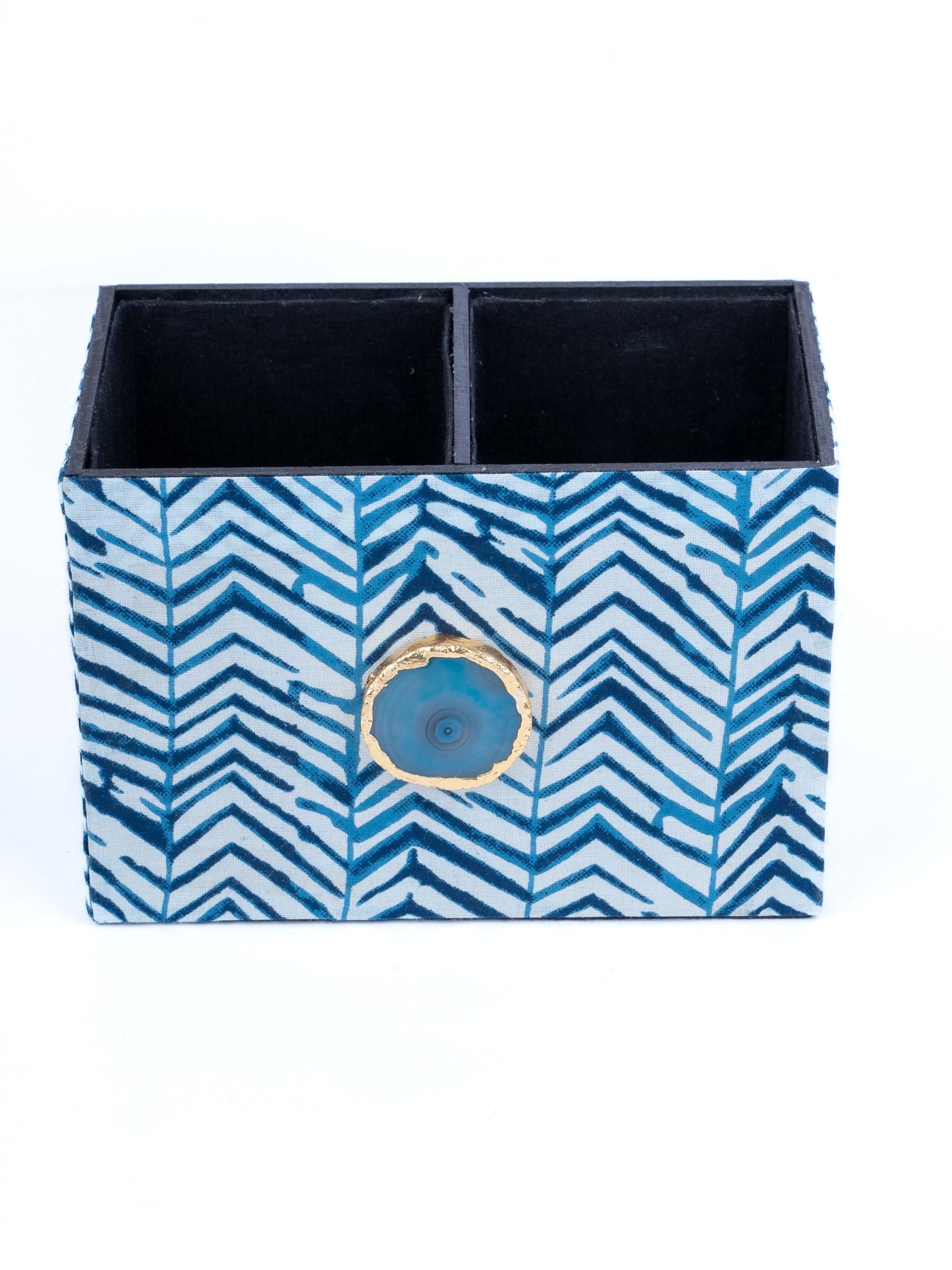 Blue Zebra Cutlery Holder