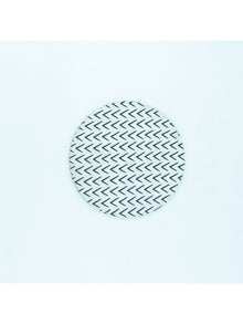 Black & White Coaster Round Set Of 4