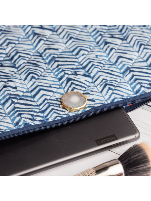 Blue Zebra Ipad Sleeve