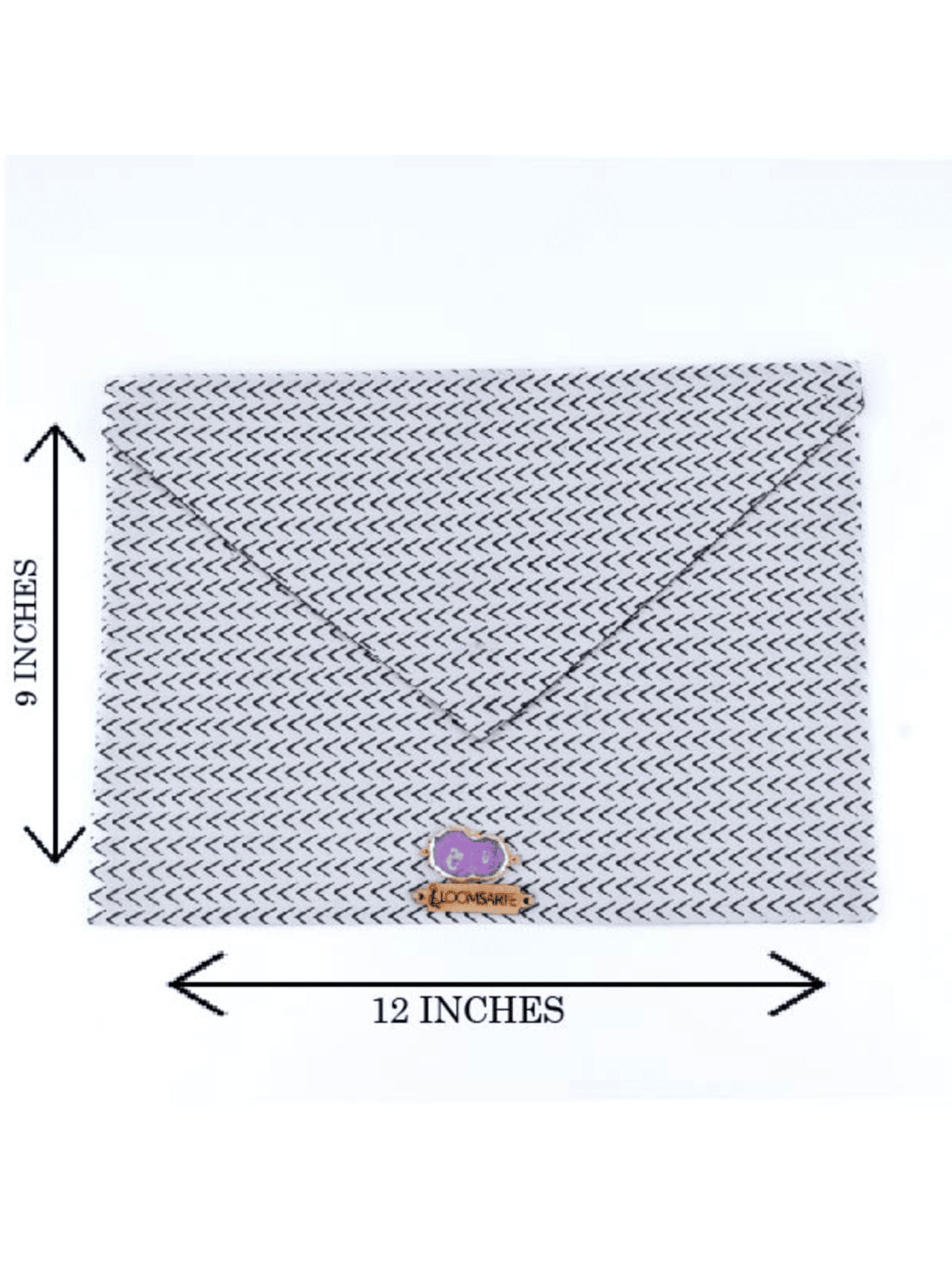 Black & White Ipad Envelope Sleeve