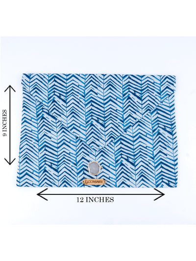 Blue Zebra Ipad Envelope Sleeve