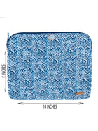 Blue Zebra Laptop Sleeve