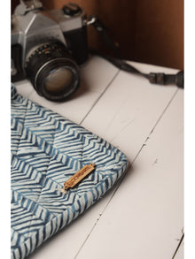 Blue Zebra Laptop Sleeve