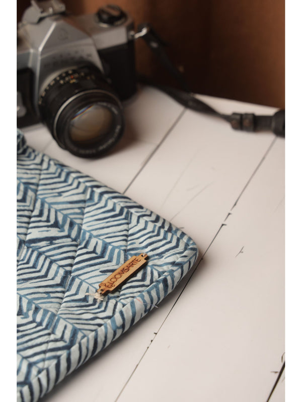 Blue Zebra Laptop Sleeve