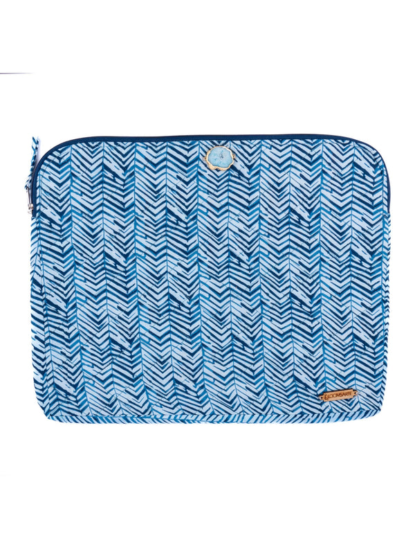 Blue Zebra Laptop Sleeve