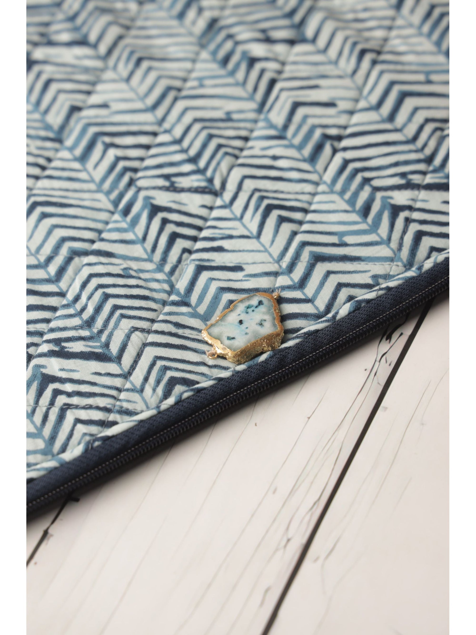 Blue Zebra Laptop Sleeve