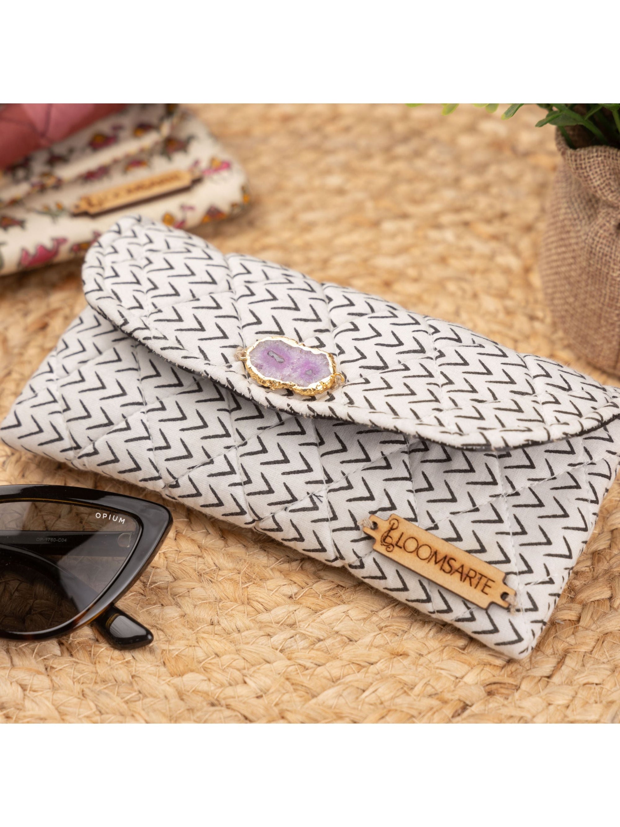 Black & White Spectacle Case