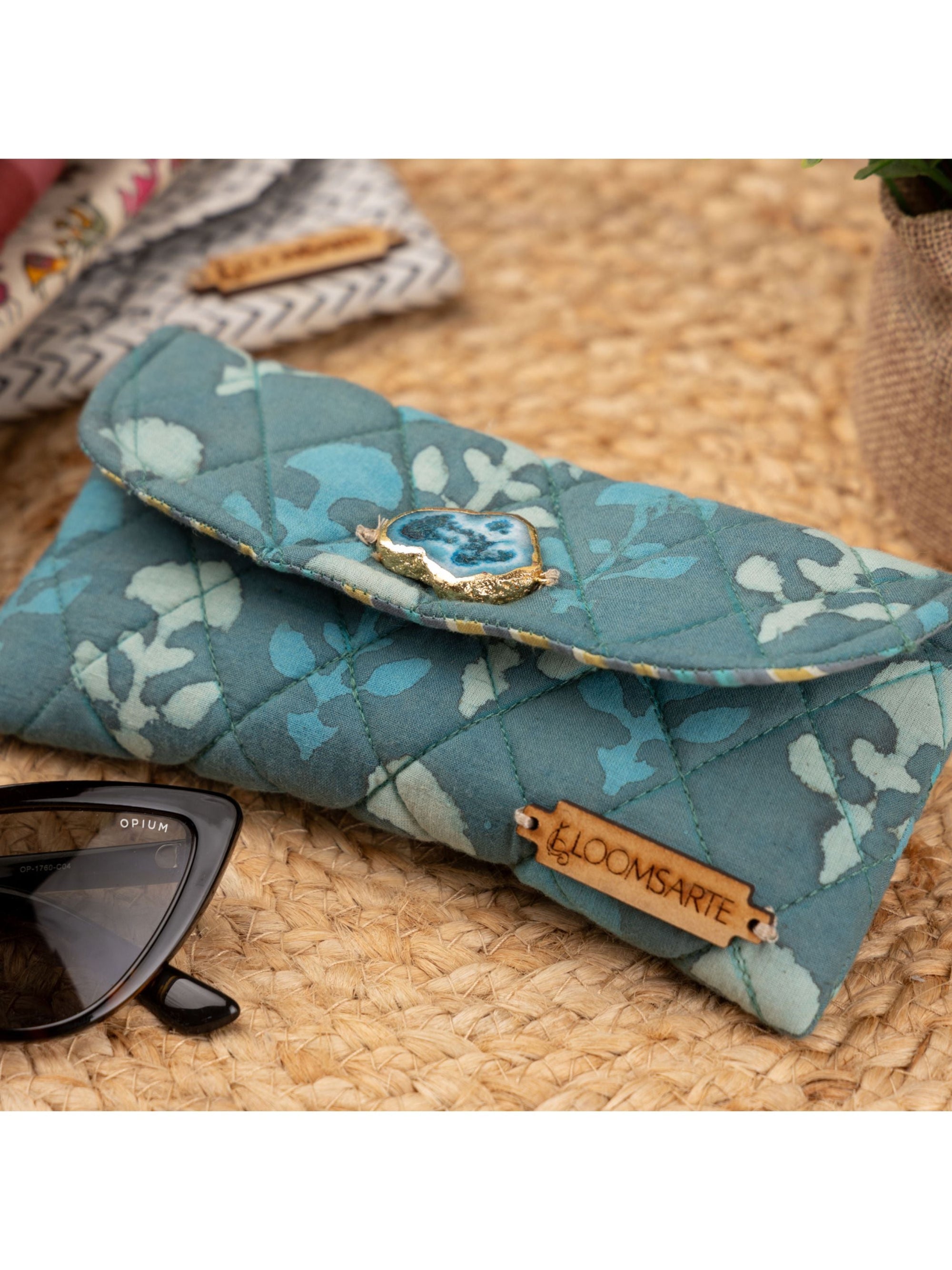 Green Lagoon Spectacle Case