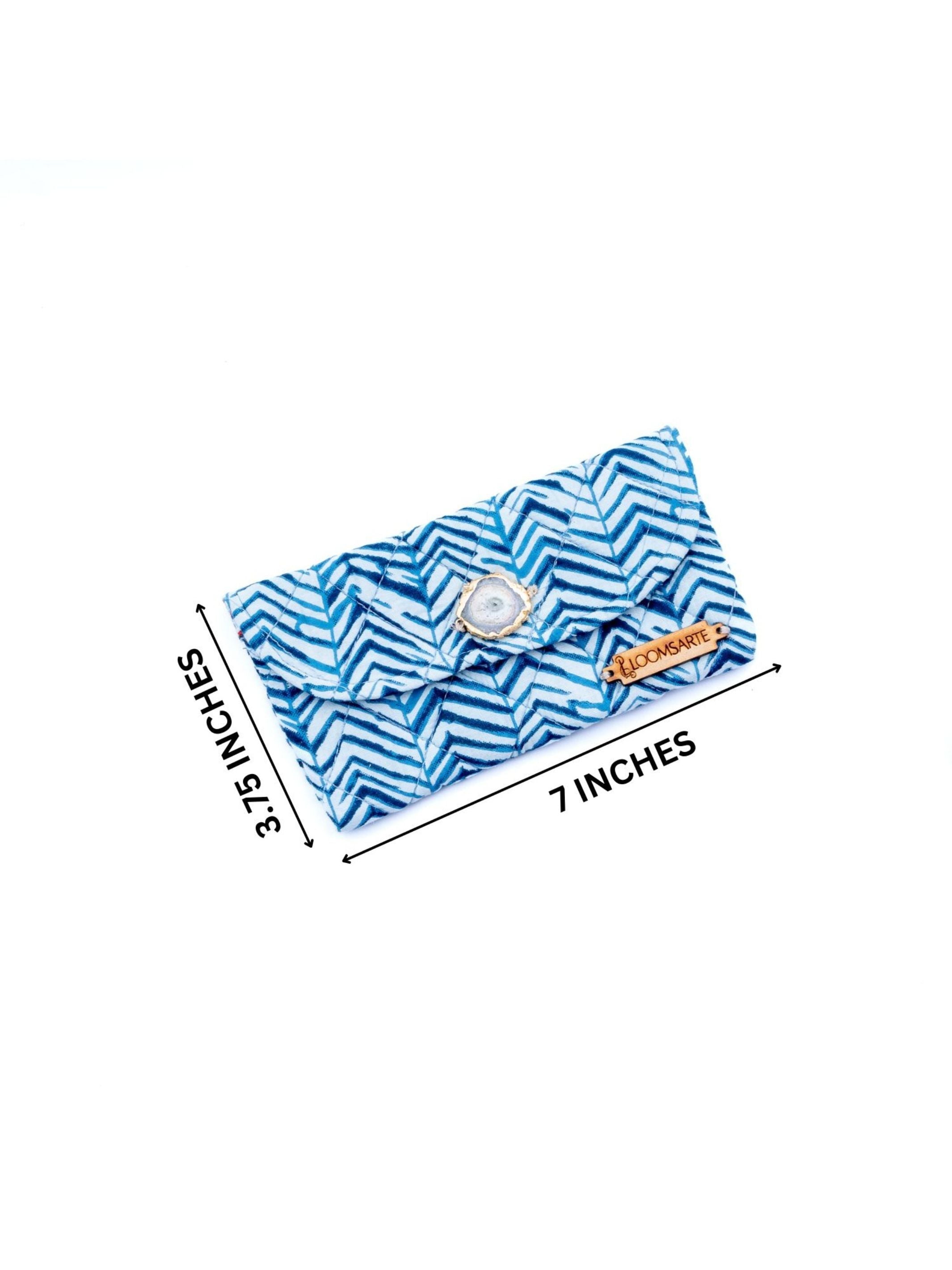 Blue Zebra Spectacle Case