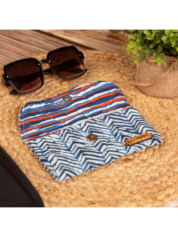 Blue Zebra Spectacle Case