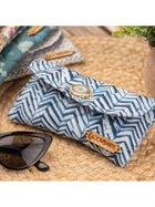 Blue Zebra Spectacle Case