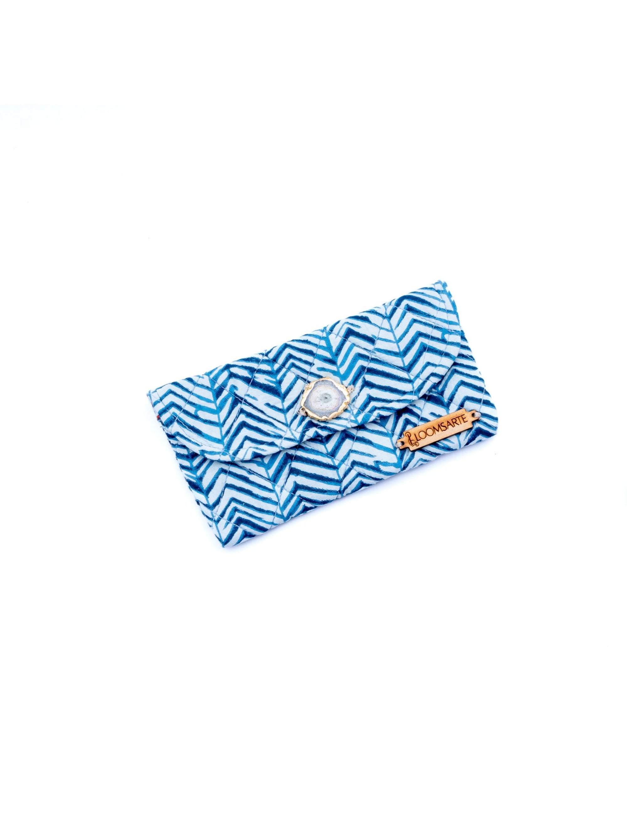 Blue Zebra Spectacle Case