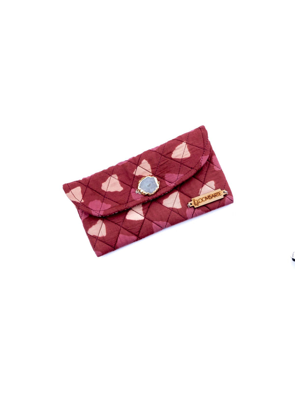 Red Bagru Spectacle Case