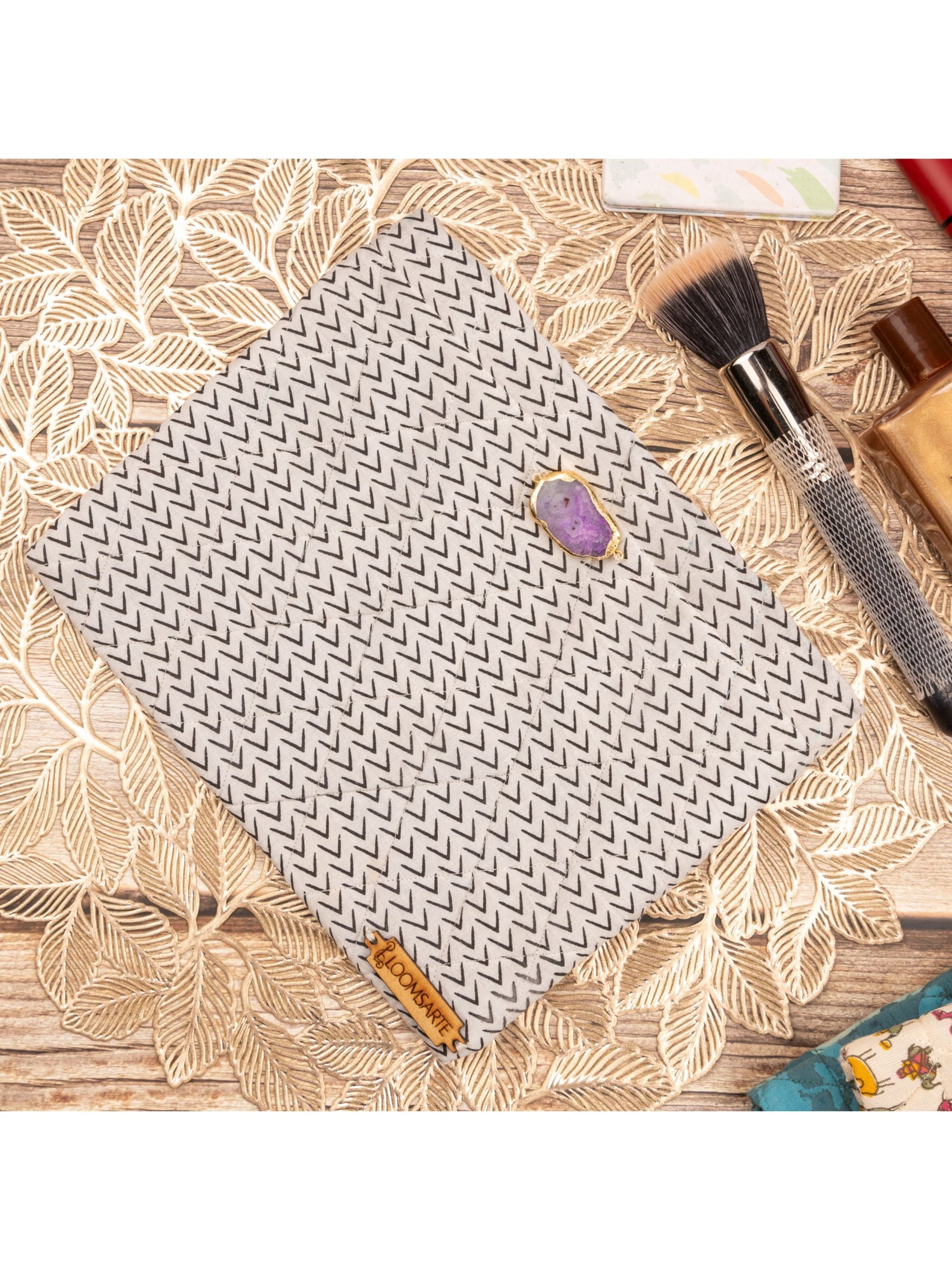 Black & White Travel Pouch
