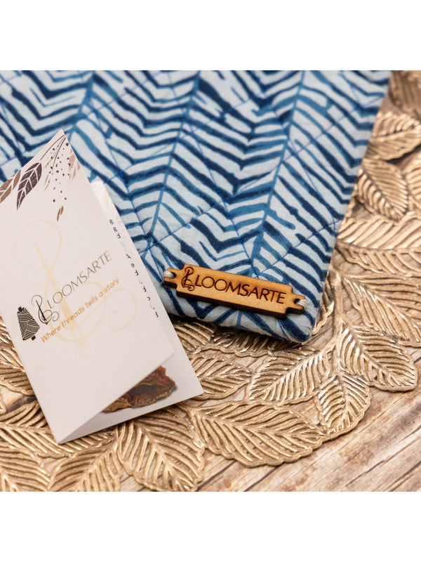 Blue Zebra Travel Pouch