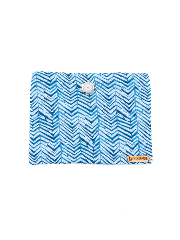 Blue Zebra Travel Pouch