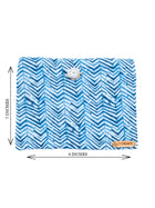 Blue Zebra Travel Pouch