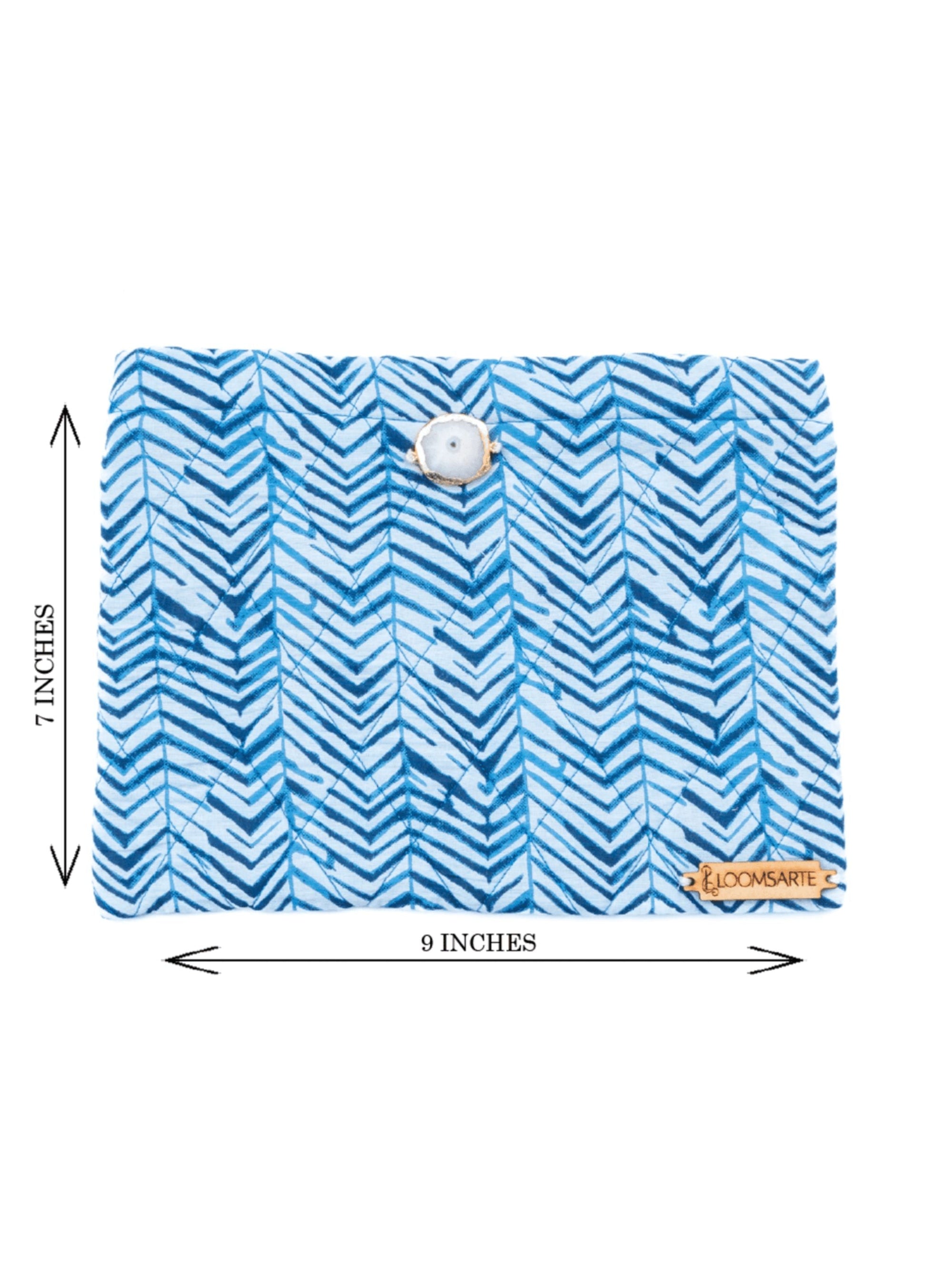 Blue Zebra Travel Pouch
