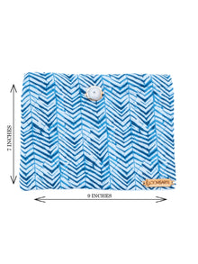 Blue Zebra Travel Pouch