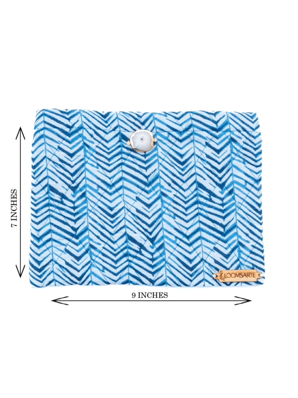 Blue Zebra Travel Pouch