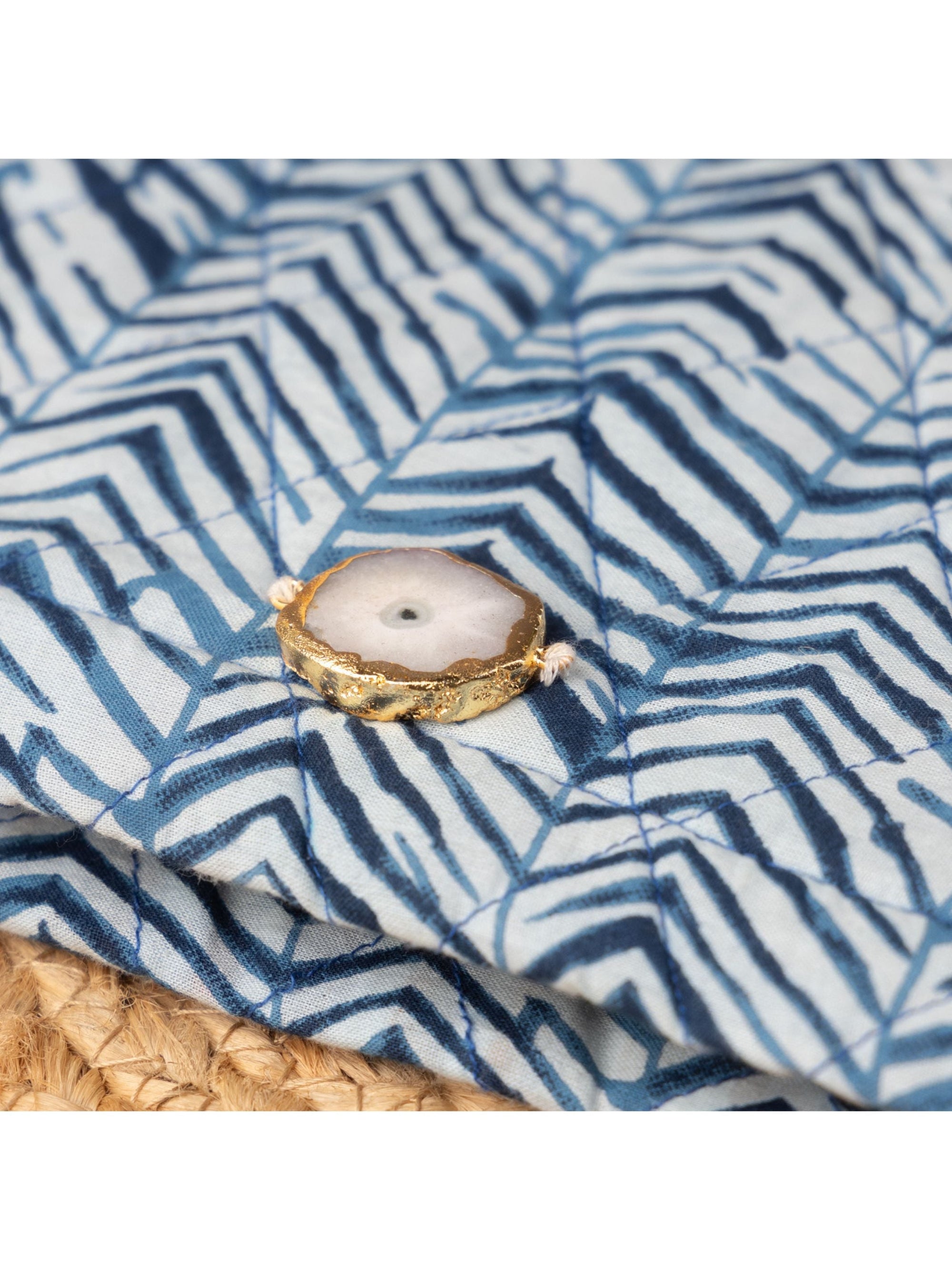 Blue Zebra Travel Pouch