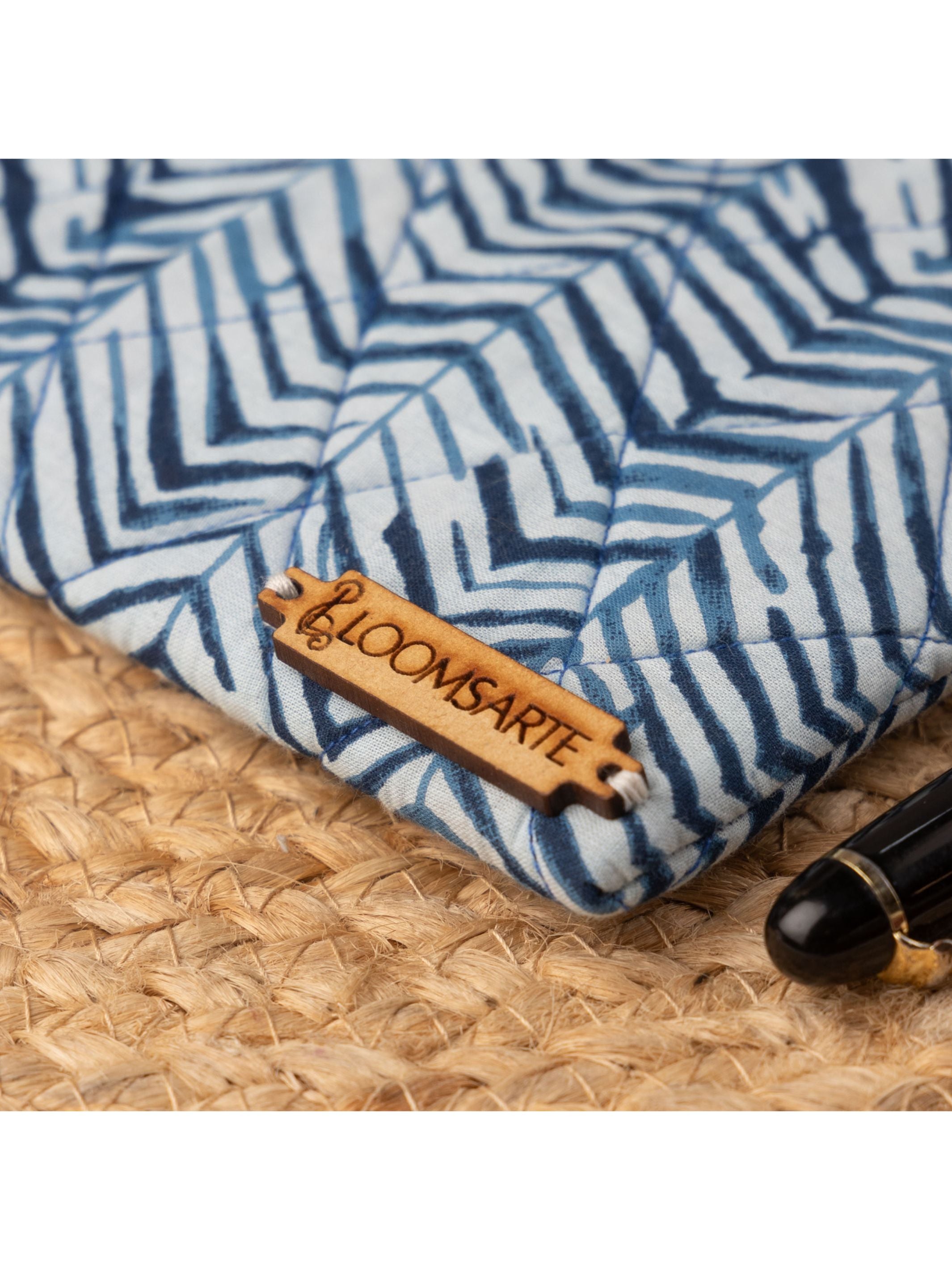 Blue Zebra Travel Pouch