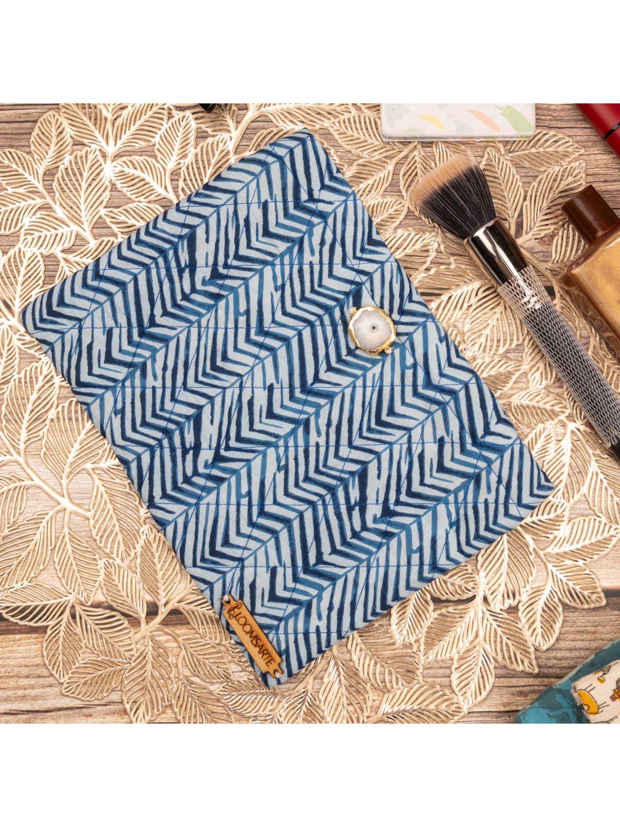 Blue Zebra Travel Pouch