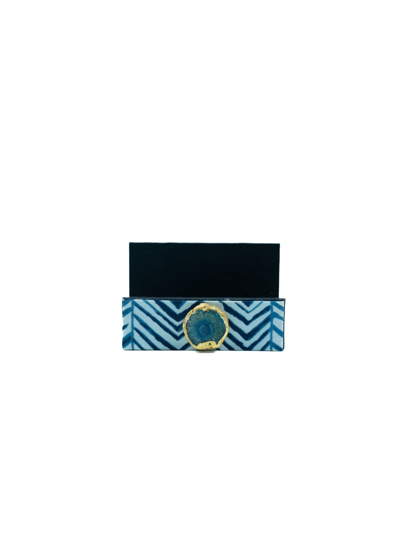 Blue Zebra Visiting Card Holder