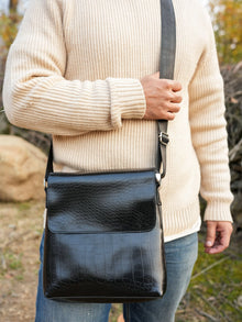 Vegan Leather Crossbody Bag