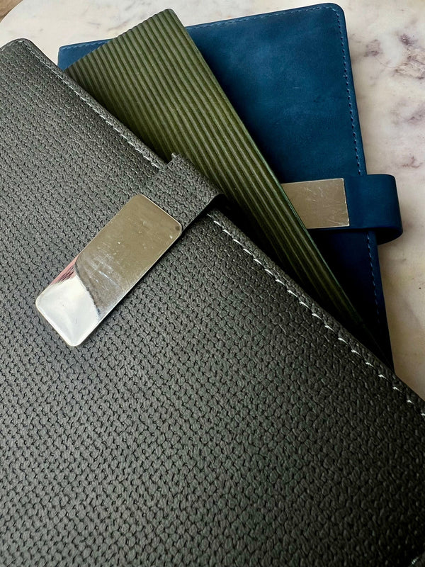 Fluted Vegan leather Diary