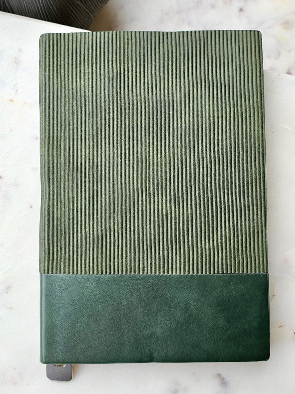 Fluted Vegan leather Diary