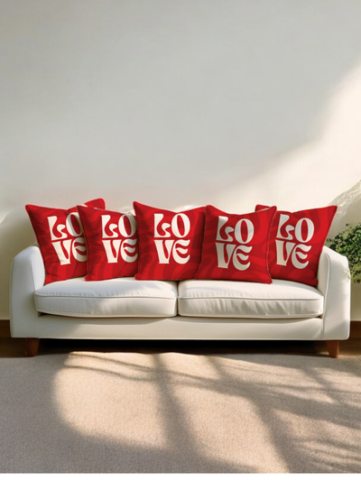 Love Cushion Cover for Valentine - Set of 5