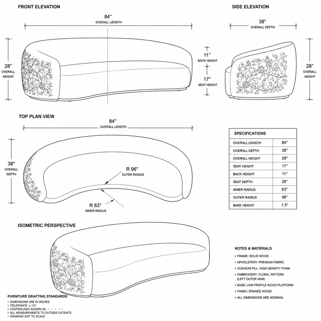 Aura BOUCLÉ - Sofa
