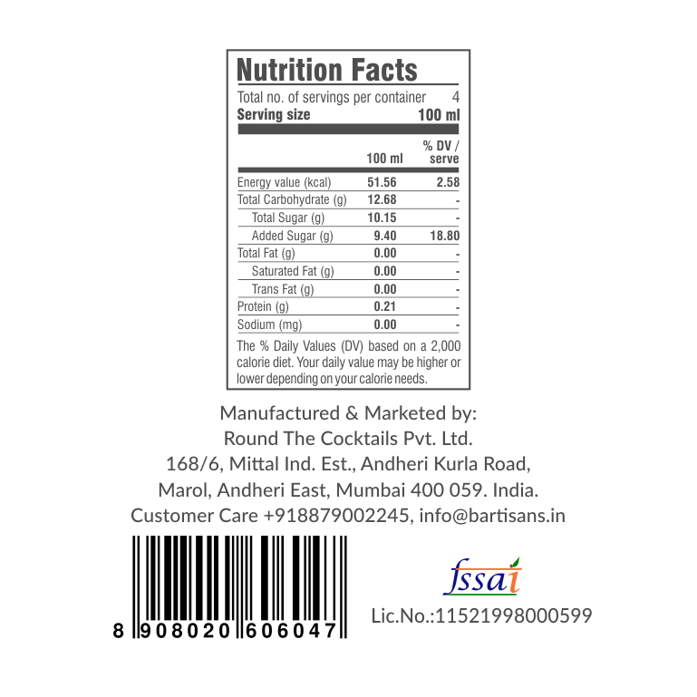 Cocktail Mixer - Liquid Gold (4 Serve)