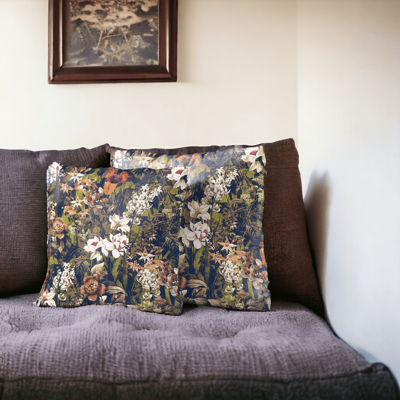 Enchanted Forest Velvet Cushion Cover - Set of 2