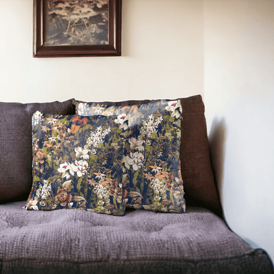 Enchanted Forest Velvet Cushion Cover - Set of 2