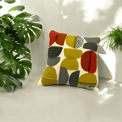 Modern Geometric Tufted Cushion Cover - Set of 5