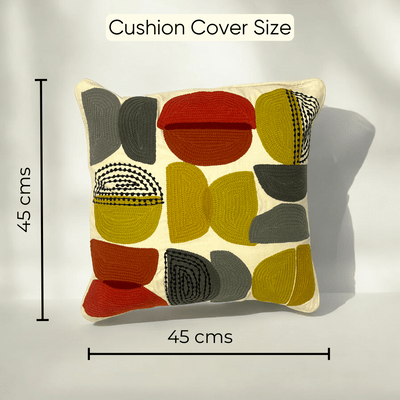 Modern Geometric Tufted Cushion Cover - Set of 5