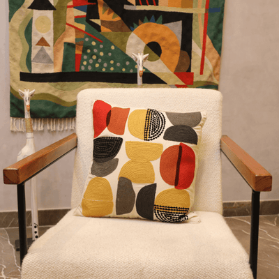Modern Geometric Tufted Cushion Cover - Set of 5