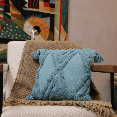 Ocean Breeze Tufted Cushion Cover - Set of 5