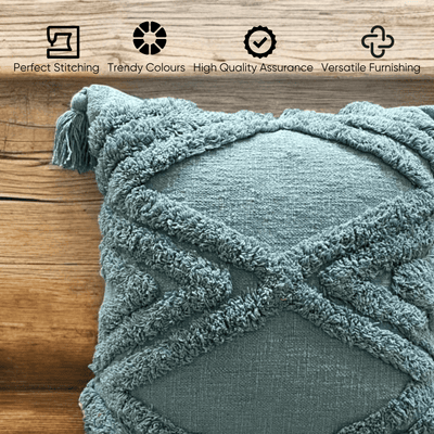 Ocean Breeze Tufted Cushion Cover - Set of 5