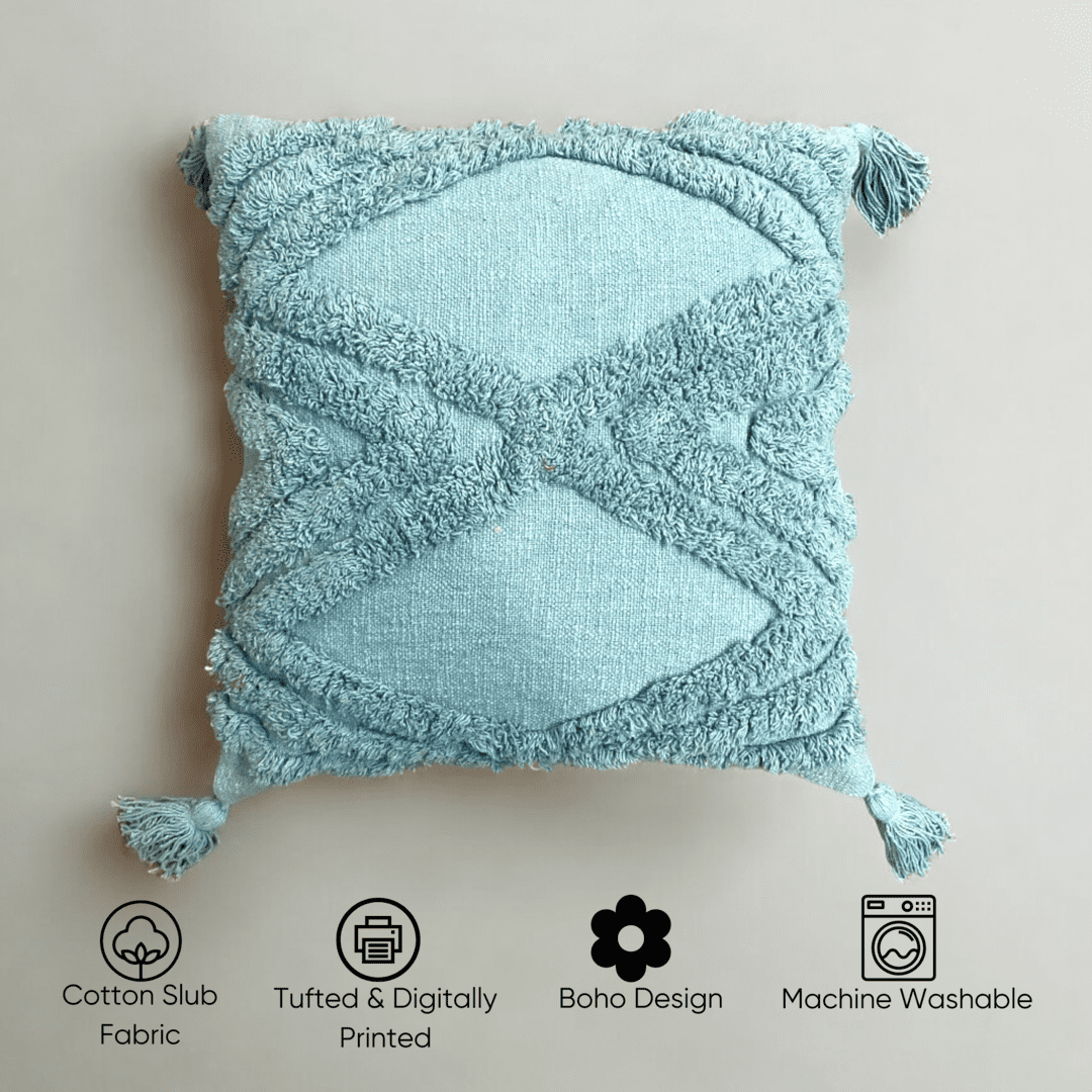 Ocean Breeze Tufted Cushion Cover - Set of 5
