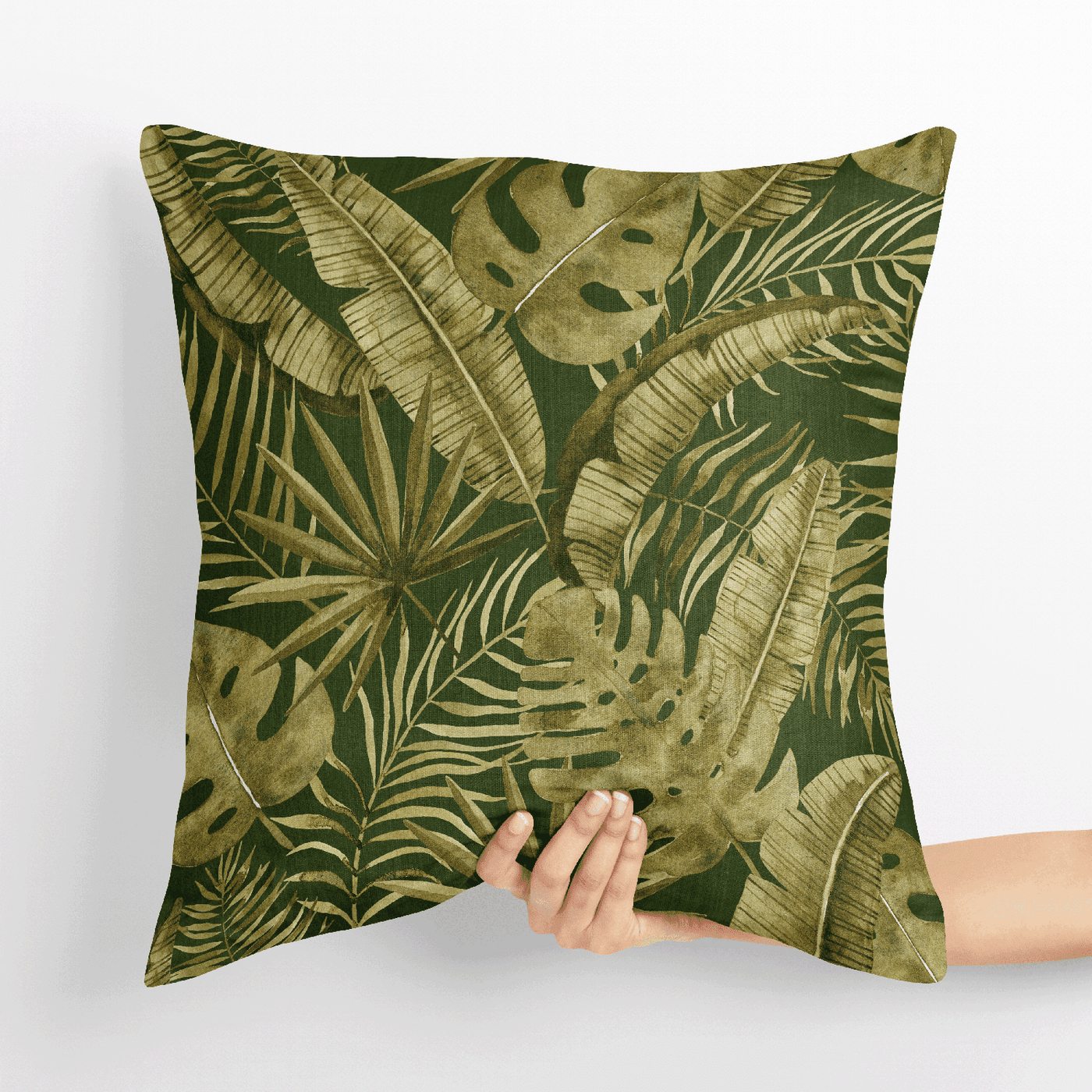 Rainforest Rhapsody Velvet Cushion Cover