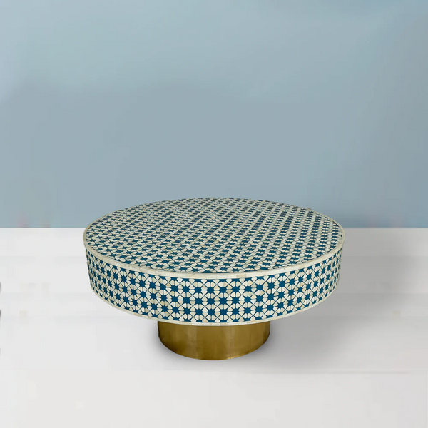 Inlay Round Coffee Table- Liza