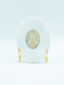 Budha Tree Marble Metal Showpeice