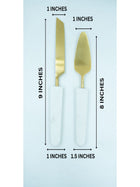 Cake Server And Knife Marble