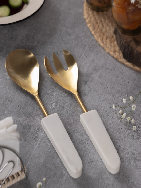 Marble Salad Server