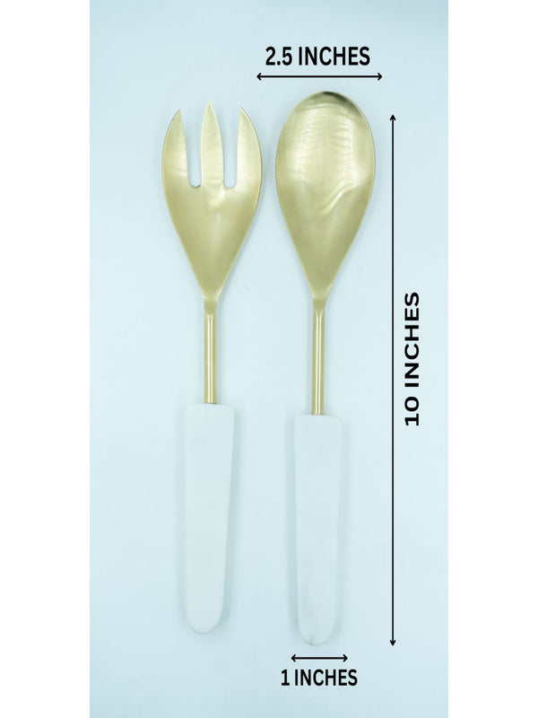 Marble Salad Server