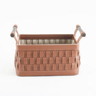 Soiree Leather Basket - Brown
